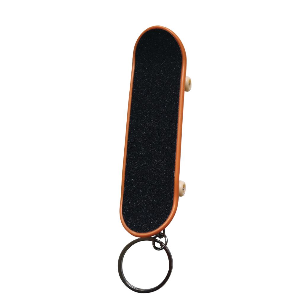 Santa Cruz Classic Dot Fingerboard Skateboard Keychain - Black