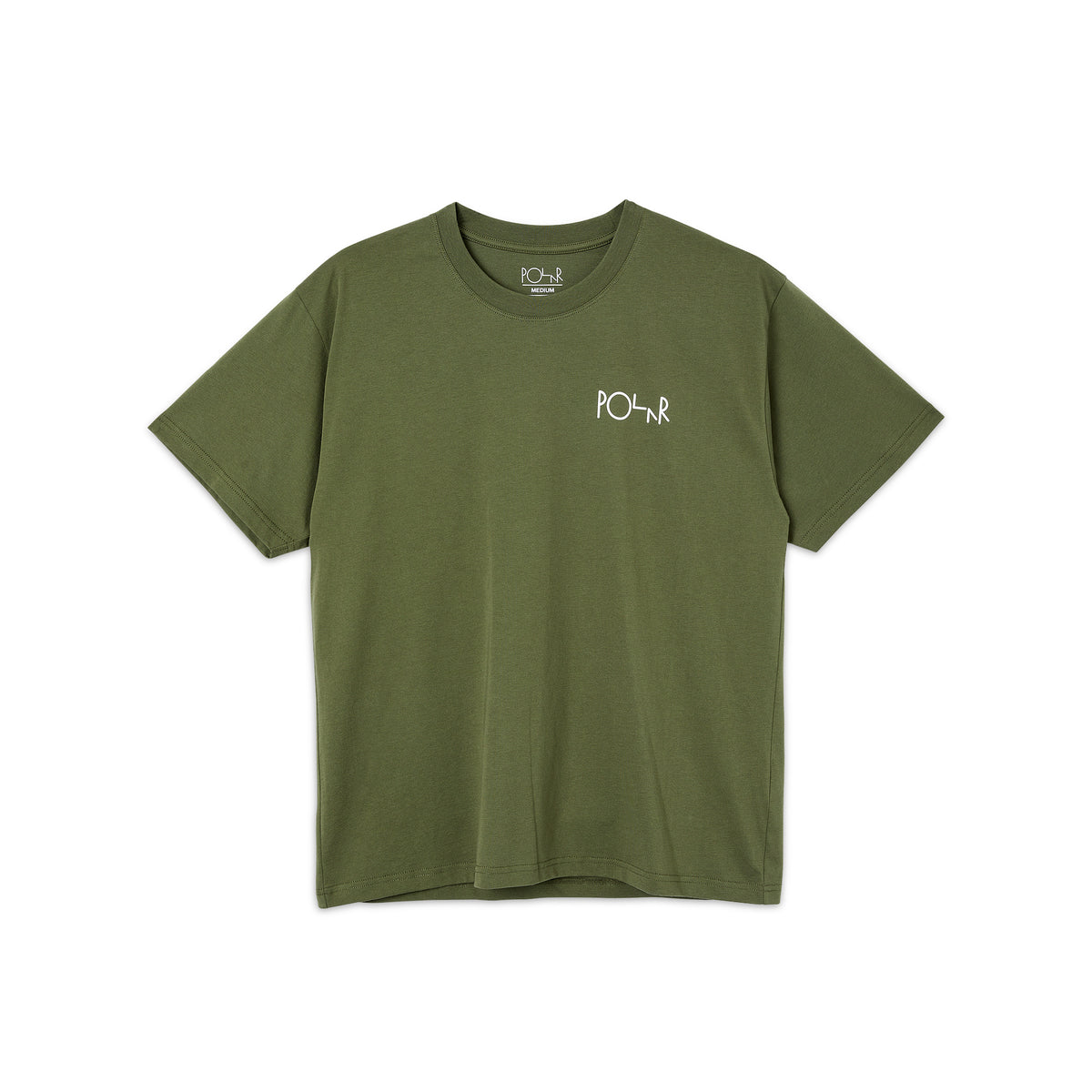 Polar Skate Co. Stroke Logo T-Shirt - Uniform Green