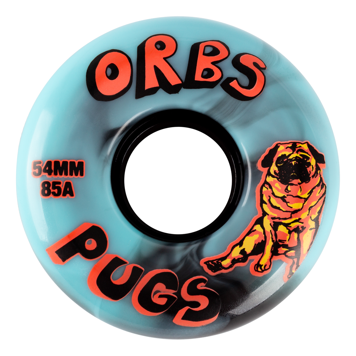 Welcome Orbs Pugs 85A Black/Blue - 54mm