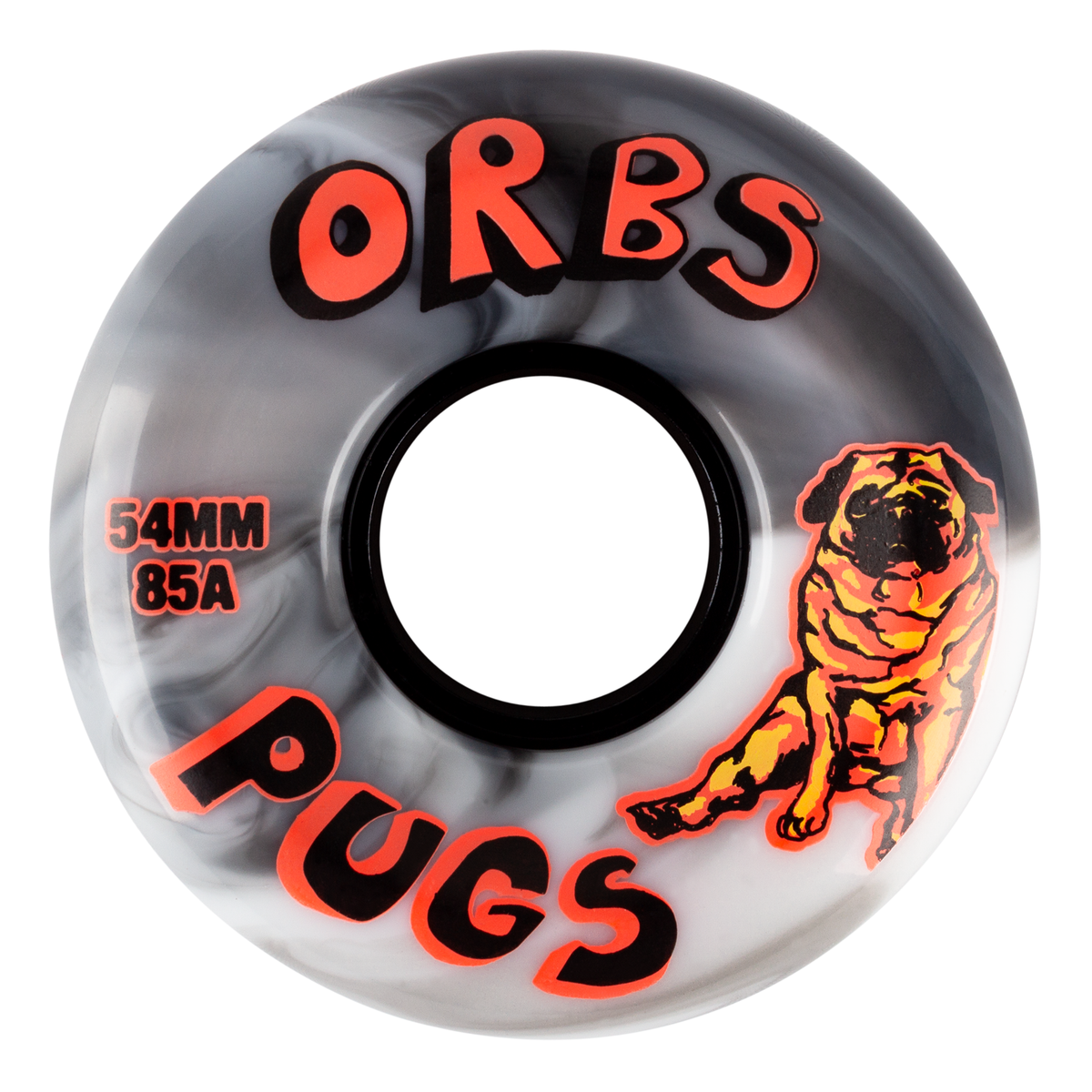 Welcome Orbs Pugs 85A Black/White - 54mm