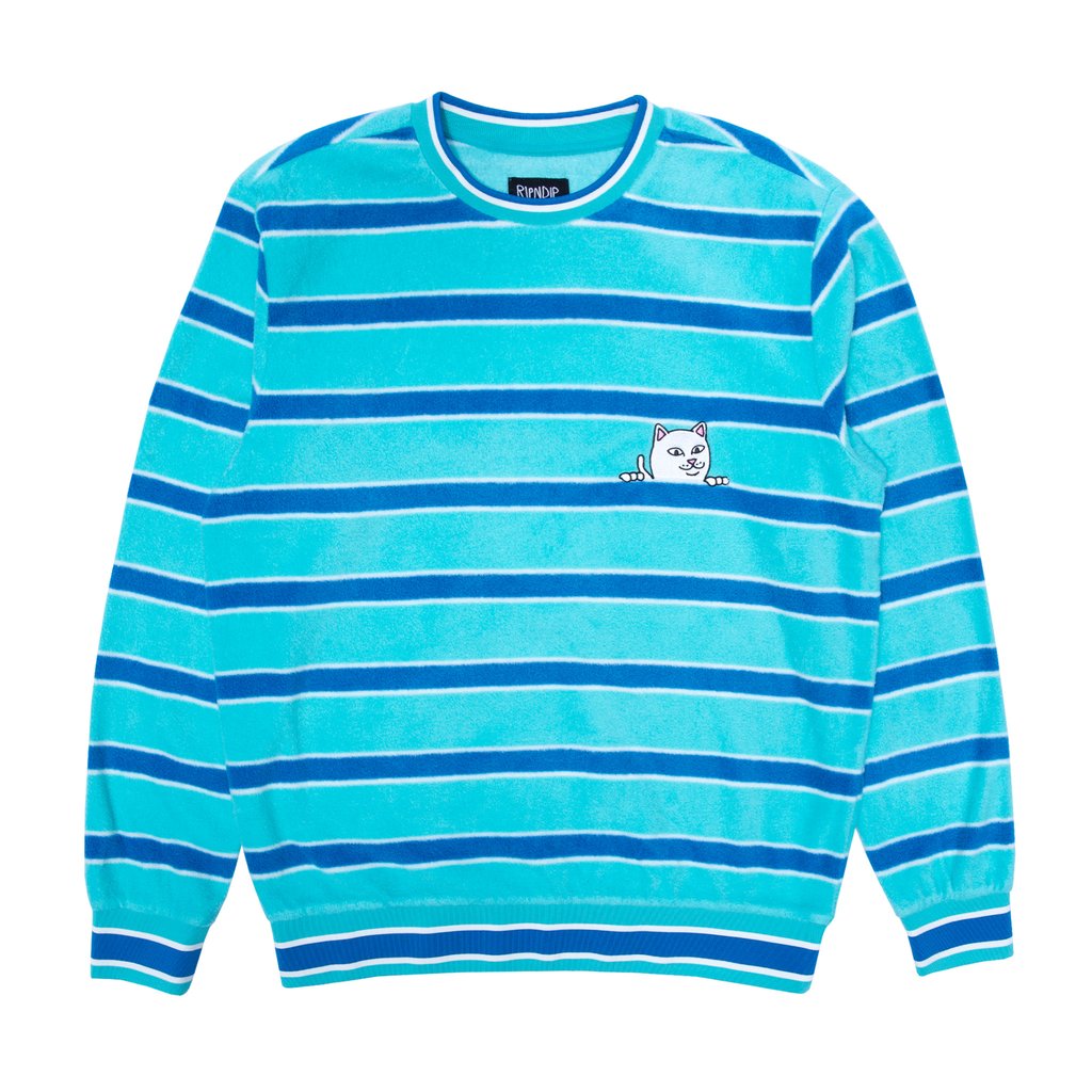 Rip N Dip Peeking Nermal Polar Longsleeve Fleece Blue
