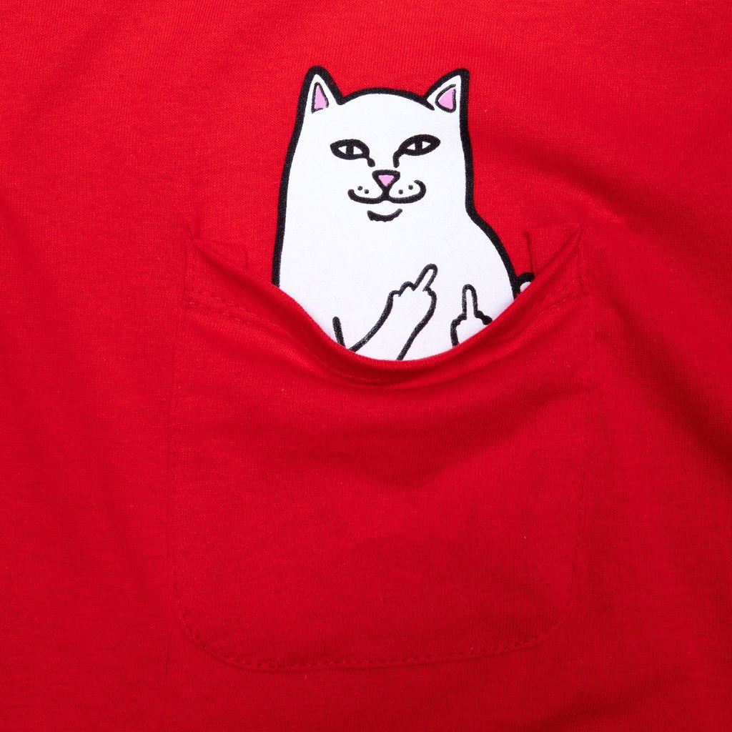 Rip N Dip Lord Nermal Pocket T-Shirt - Red