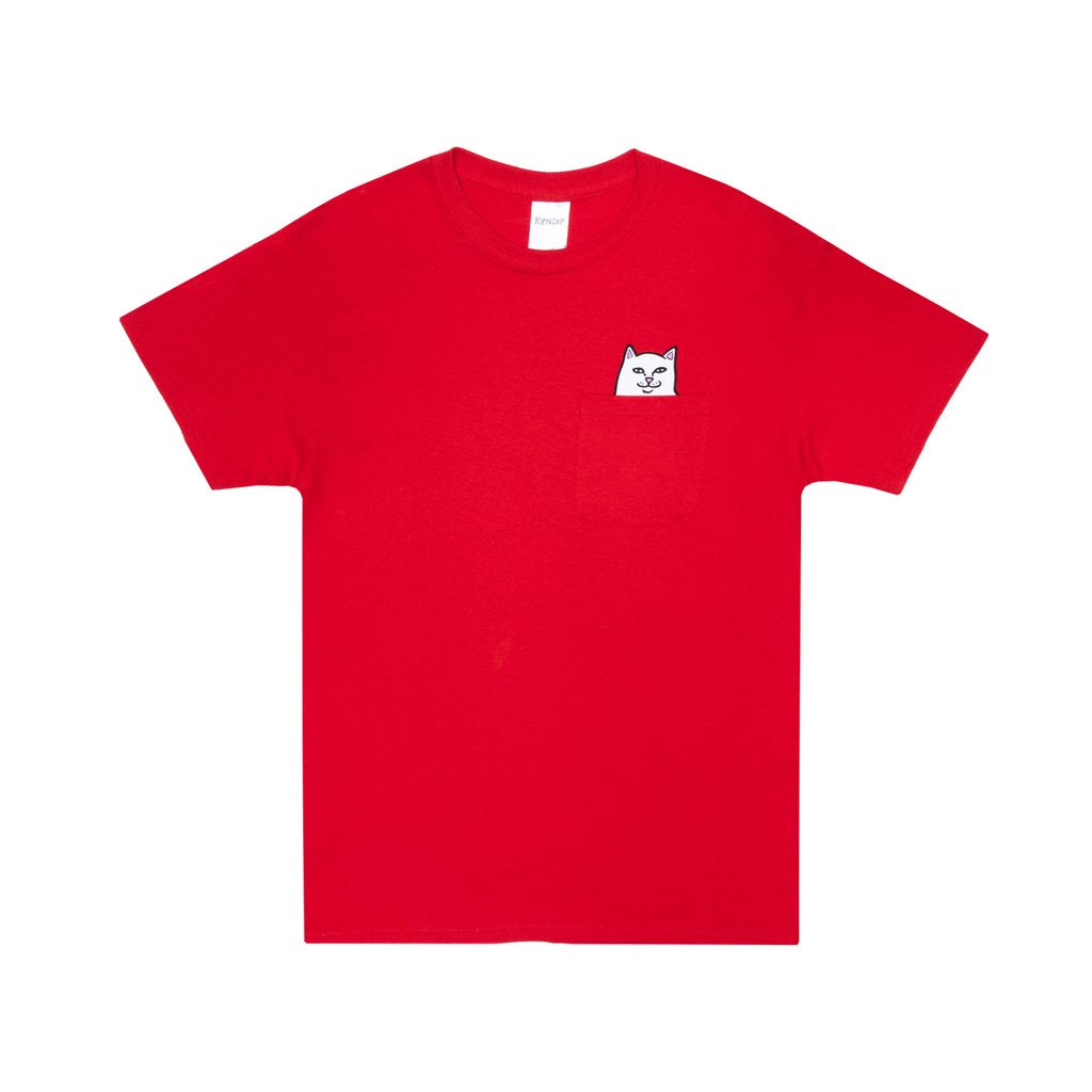 Rip N Dip Lord Nermal Pocket T-Shirt - Red