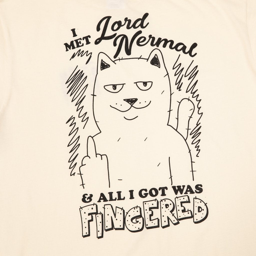Rip N Dip Fingered T-Shirt - Natural