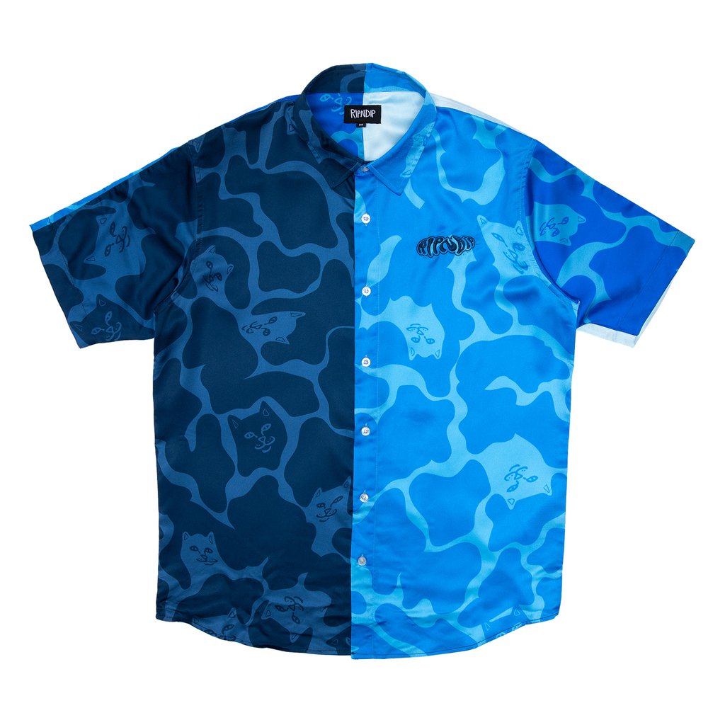 Rip N Dip Soho Button Up Shirt - Blue