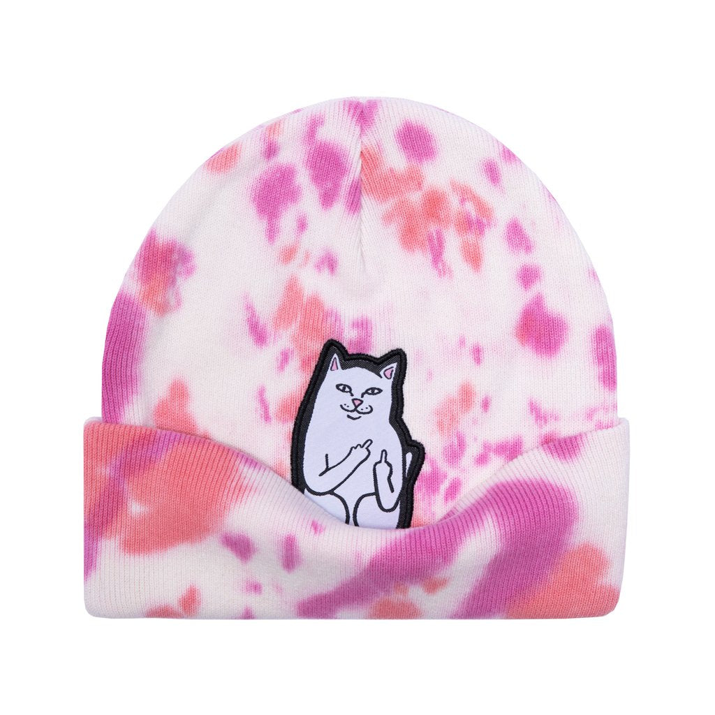 Rip N Dip Lord Nermal Beanie - Pink Tie Dye