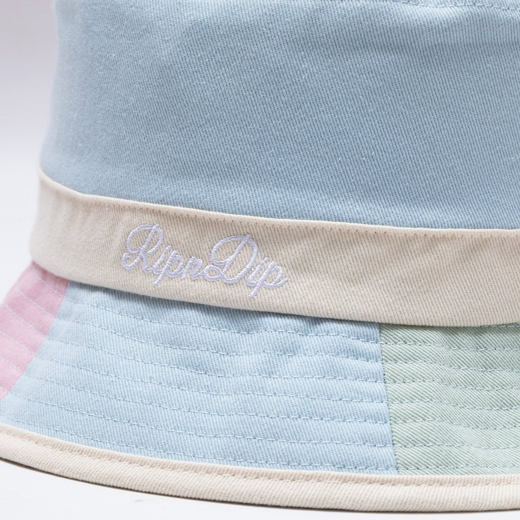 Rip N Dip Mid City Cotton Embroidered Bucket Hat - Multi
