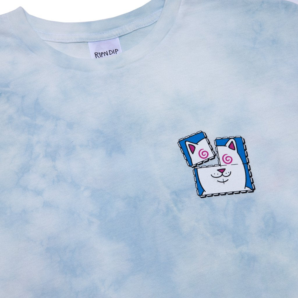 Rip N Dip Acid Playdo T-Shirt - Light Blue Cloud Wash