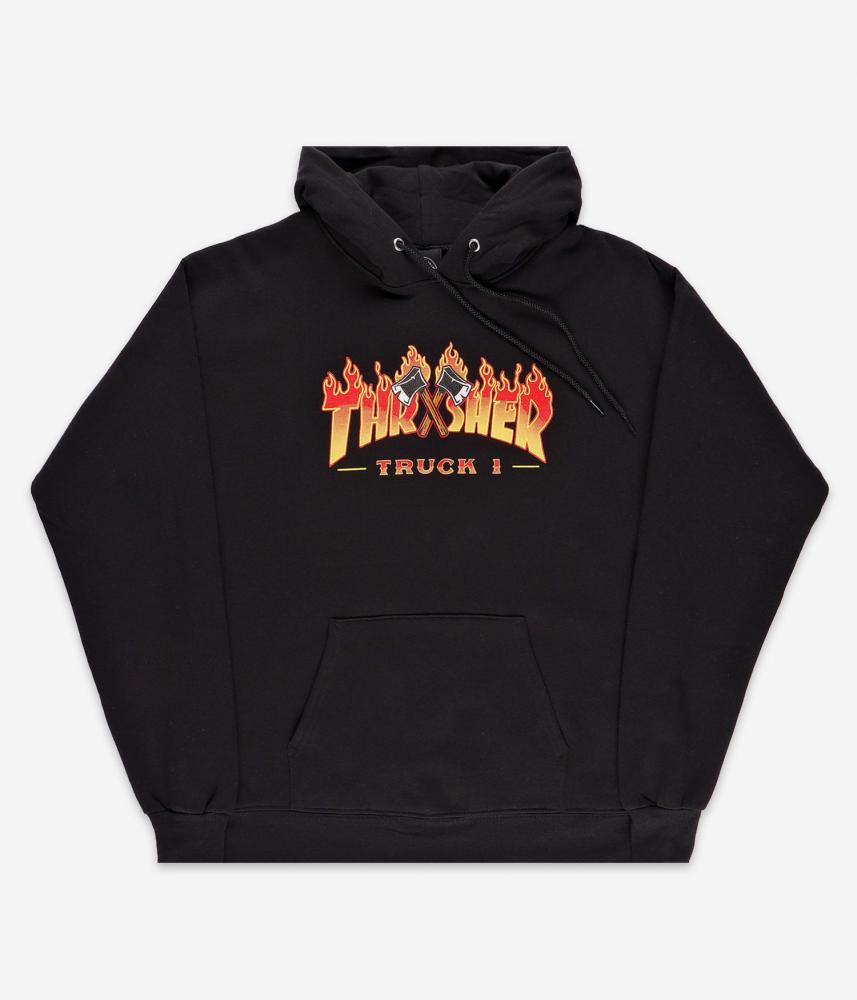 Thrasher Truck 1 Hoodie - Black