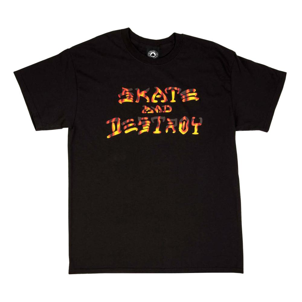 Thrasher SAD BBQ T-Shirt - Black - Aylesbury Skateboards UK