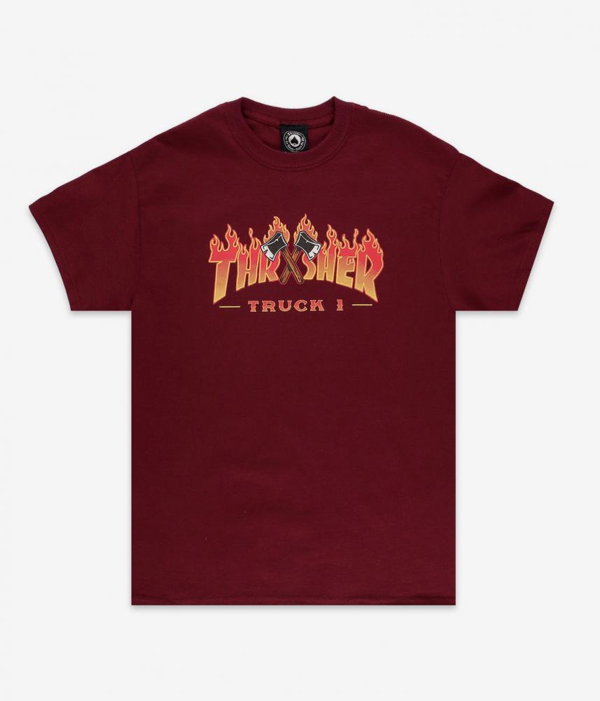Thrasher Truck 1 T-Shirt - Maroon
