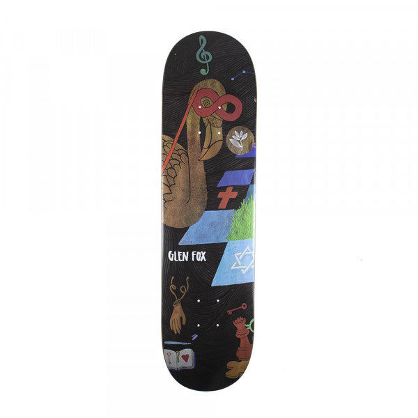 Magenta Glen Fox Zoo Series Skateboard Deck - 8