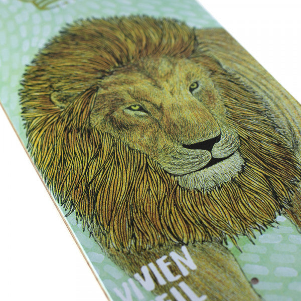 Magenta Vivien Feil Zoo Series Skateboard Deck - 8.25&quot;
