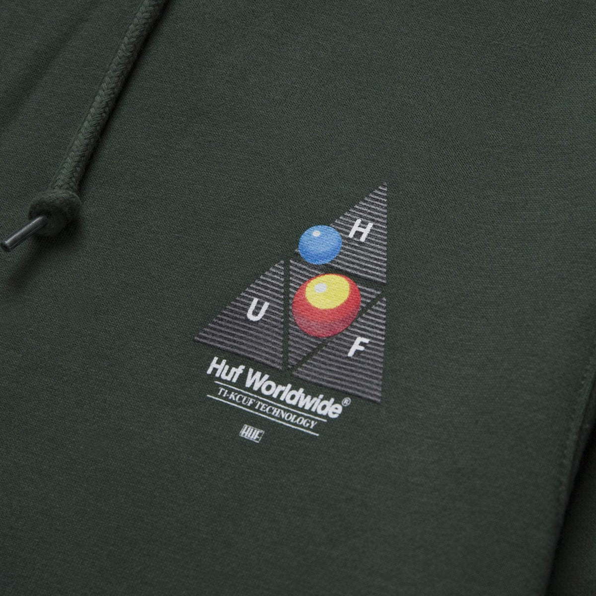 HUF Video Format TT Pullover Hoodie - Dark Green