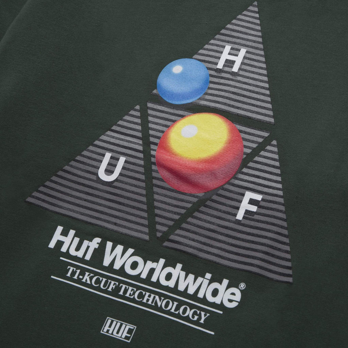 HUF Video Format TT Pullover Hoodie - Dark Green
