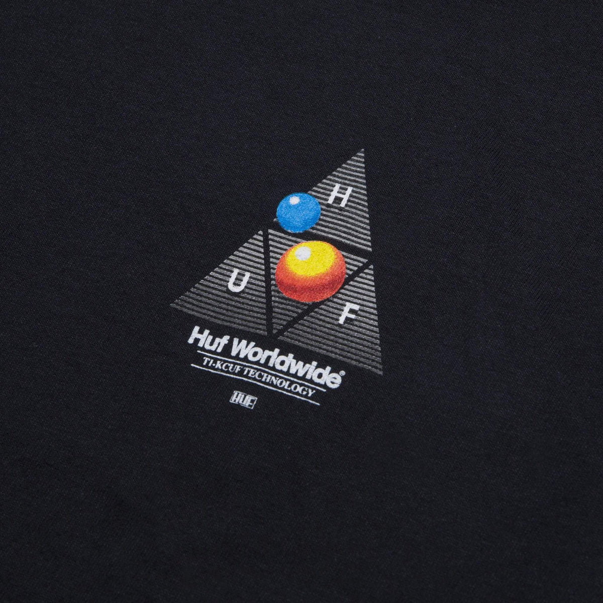 HUF Video Format Triple Triangle T-Shirt - Black