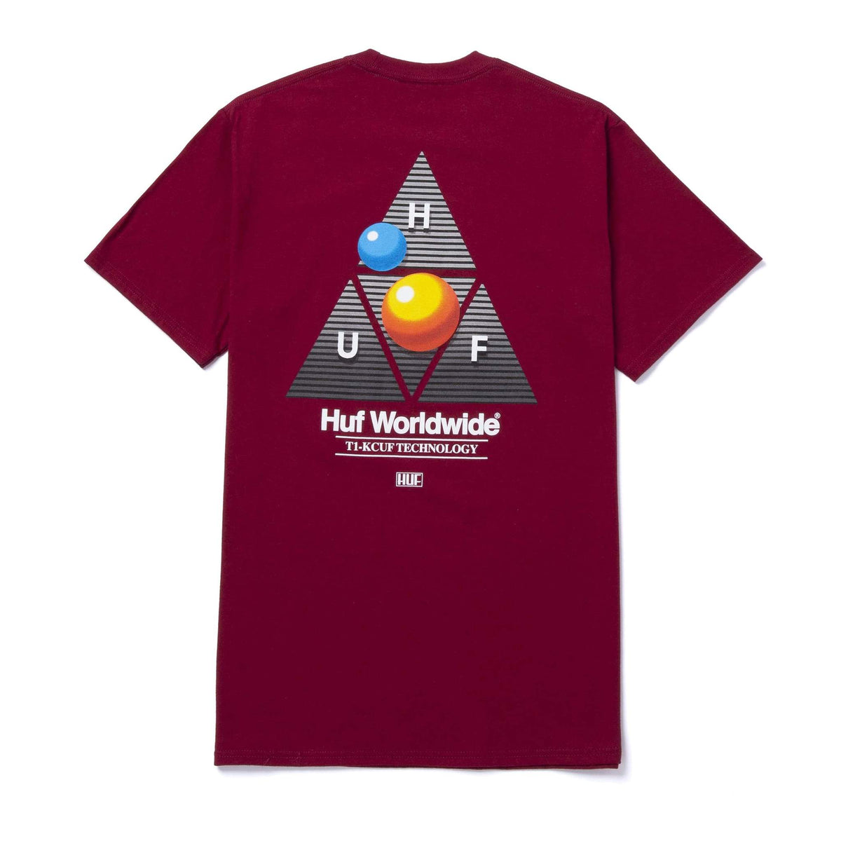 HUF Video Format Triple Triangle T-Shirt - Cardinal Red