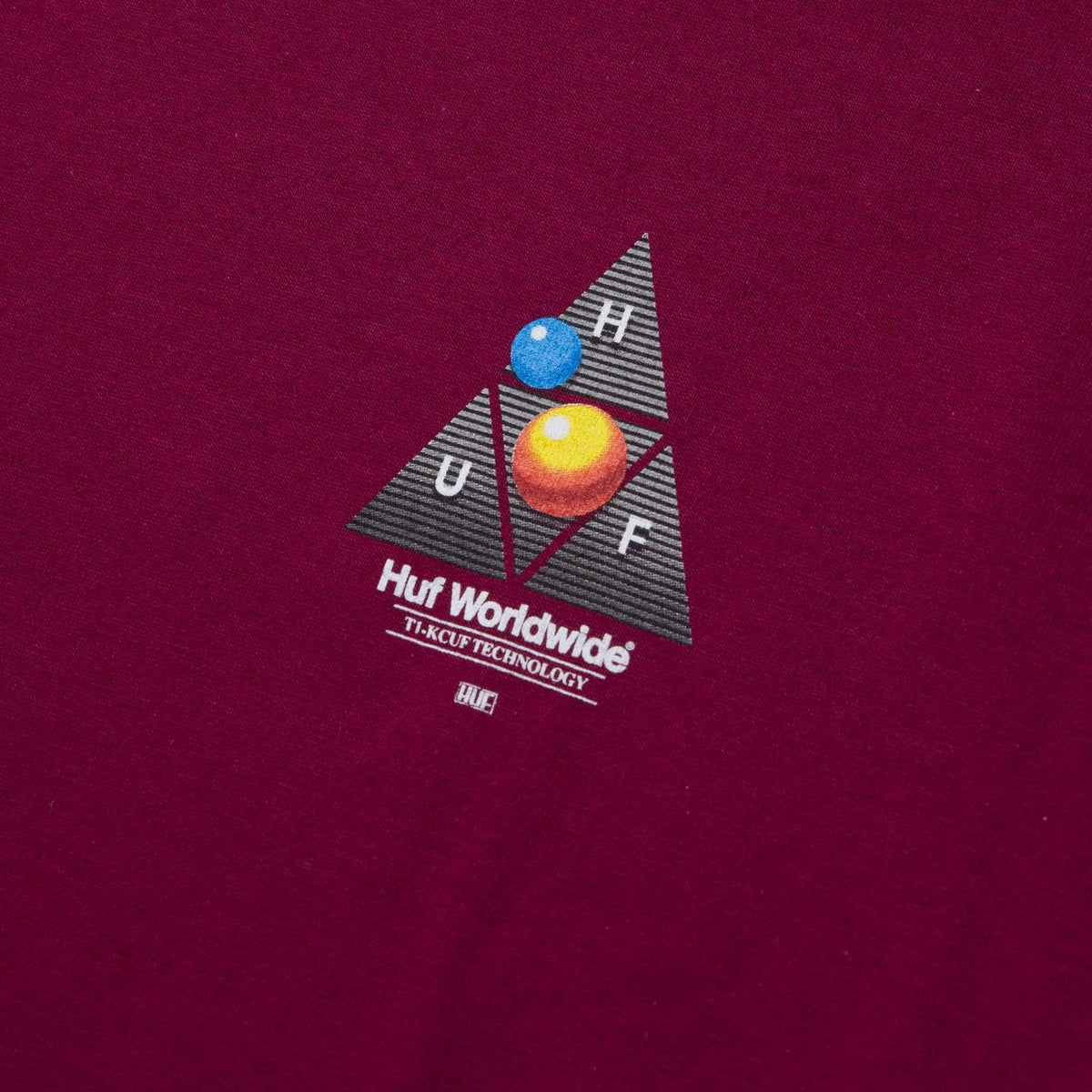 HUF Video Format Triple Triangle T-Shirt - Cardinal Red