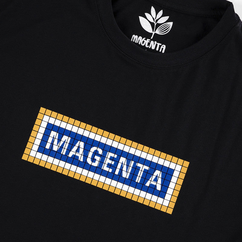 Magenta Station T-Shirt - Black
