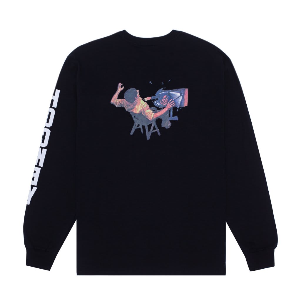 Hockey Ultraviolence Longsleeve T-Shirt - Black