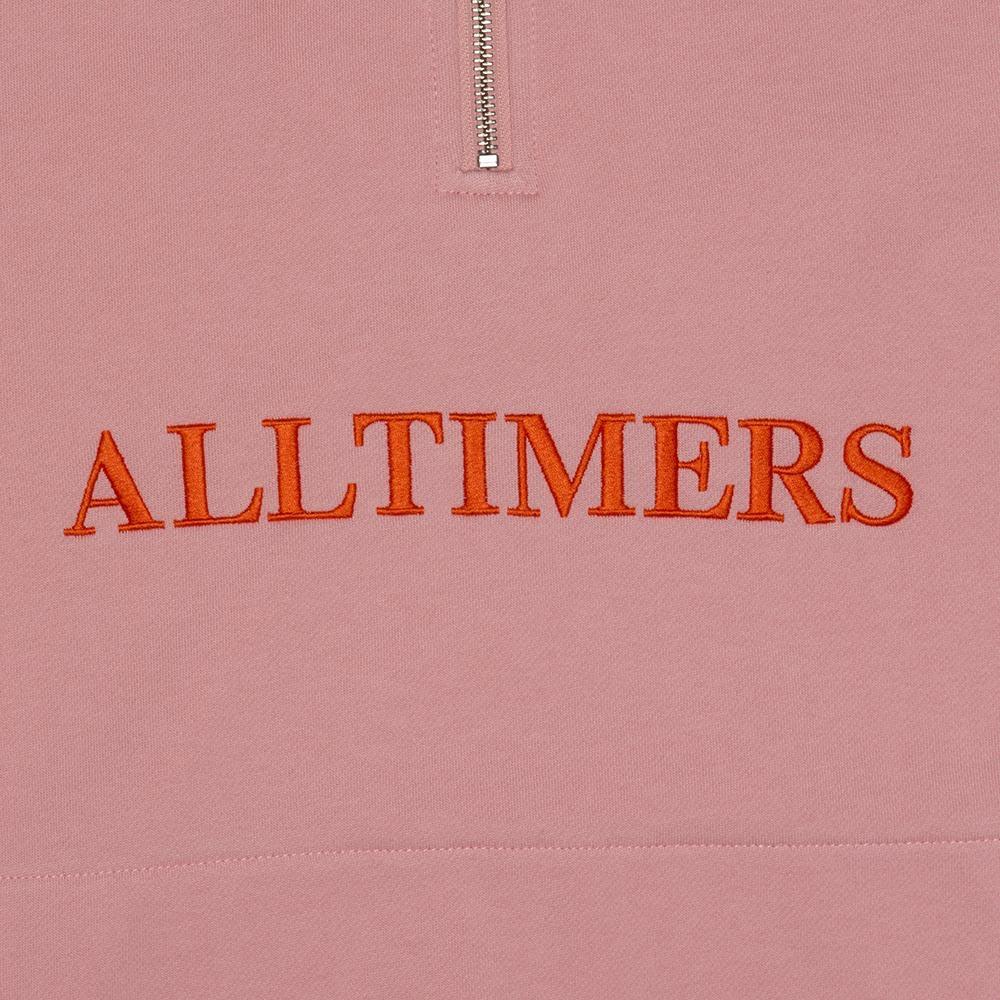 Alltimers Nextel Zip Crewneck - Pink - Aylesbury Skateboards UK