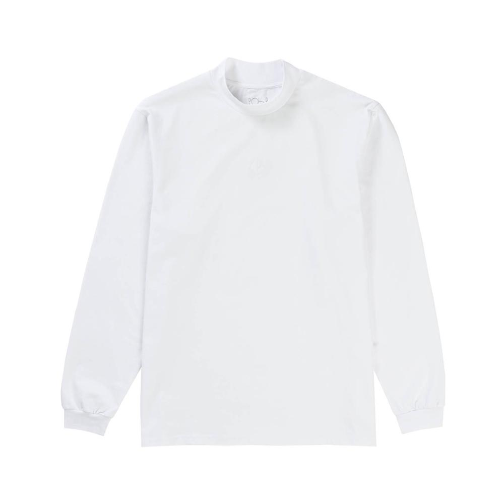 Polar Skate Co. Alv Mockneck - White - Aylesbury Skateboards UK