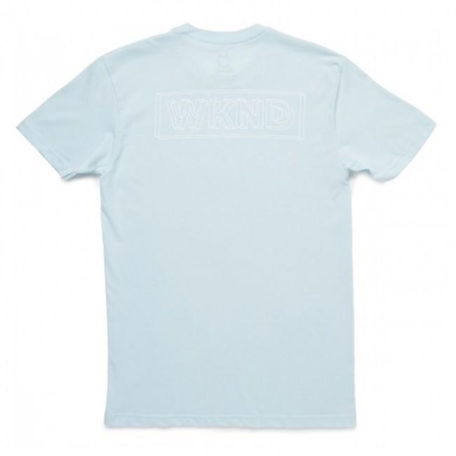 WKND Wire Frame T-Shirt - Powder Blue - Aylesbury Skateboards UK
