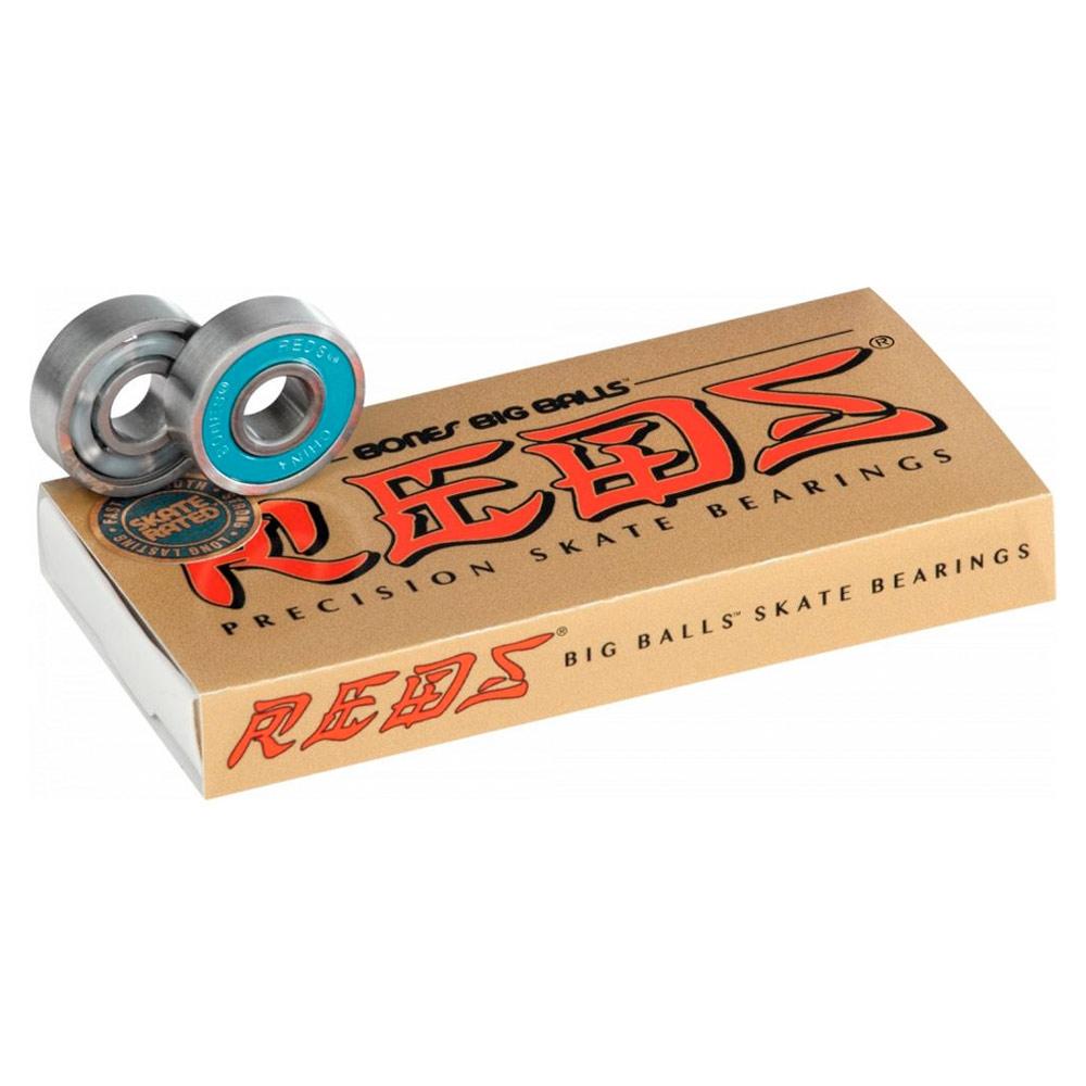 Bones Big Balls Reds Skateboard Bearings - 8 Pack - Aylesbury Skateboards UK