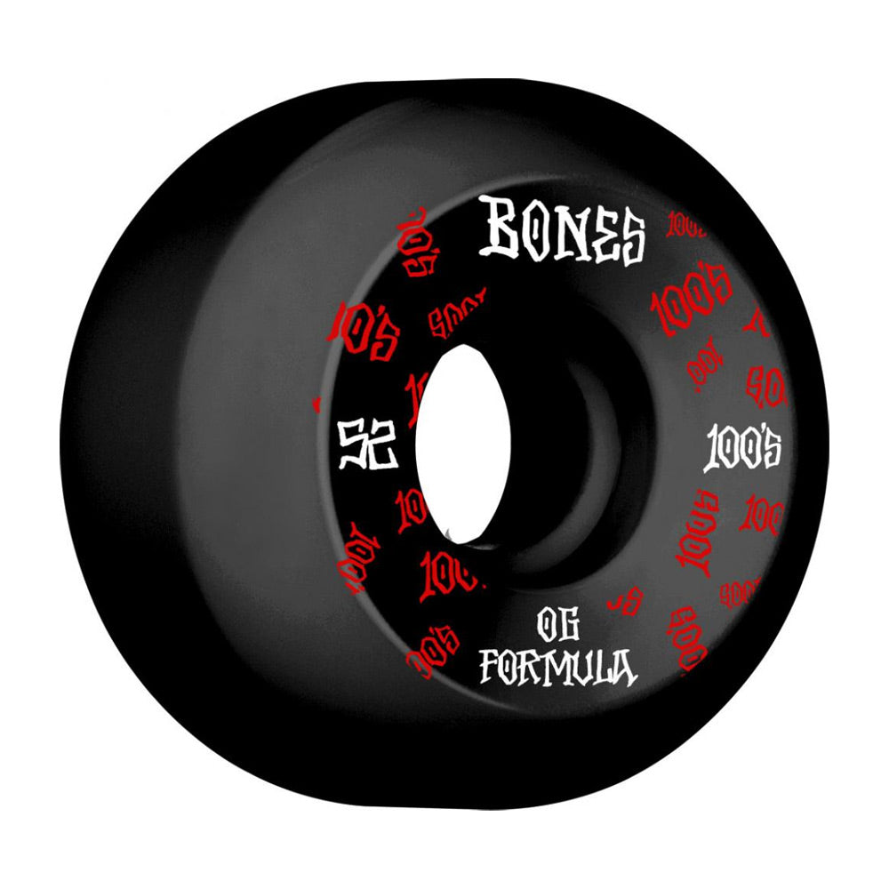 Bones 100's V5 #3 Sidecut Skateboard Wheels - 52mm