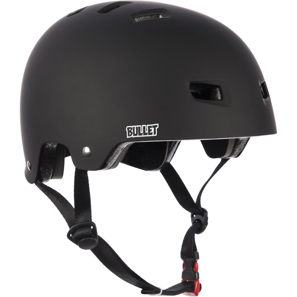 Bullet Deluxe Skateboard Helmet T35 - Matt Black - Aylesbury Skateboards UK