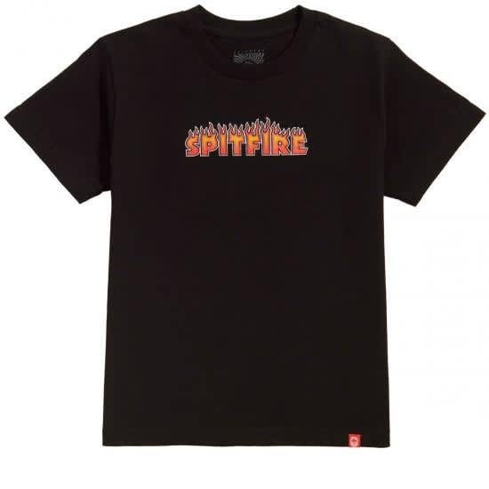 Spitfire Flash Fire Black T-Shirt - Youth