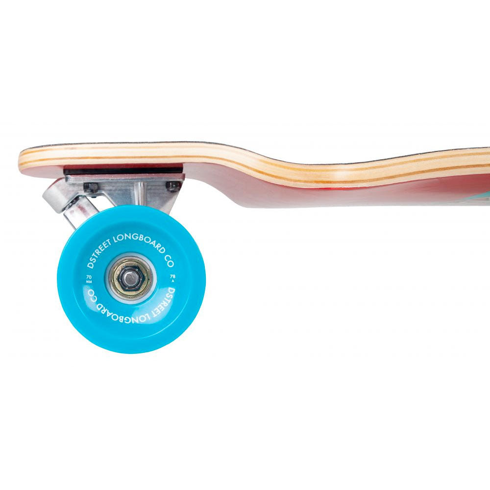 D Street Drop Down Hawaiian Complete Longboard