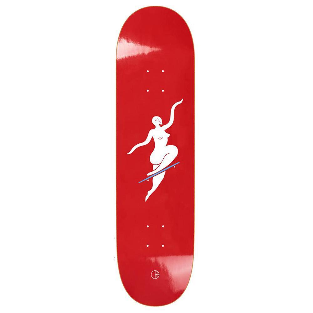 Polar Skate Co. No Comply Red Skateboard Deck - 8.25"