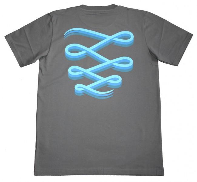Descent Stencil T-Shirt - Dark Grey - Aylesbury Skateboards UK