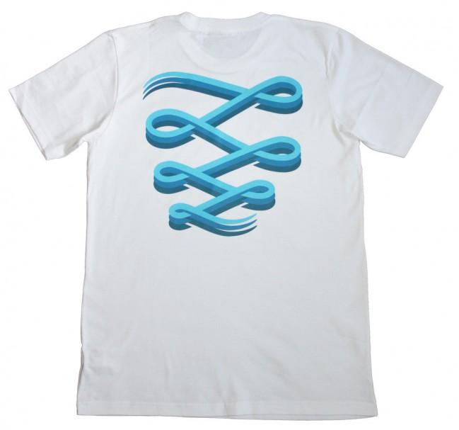 Descent Stencil T-Shirt - White - Aylesbury Skateboards UK