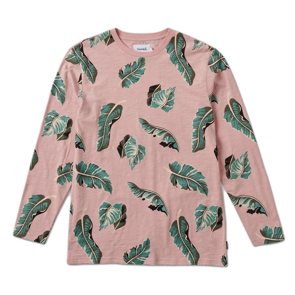 Diamond Supply Co. Tropical Paradise Longsleeve T-Shirt - Pink - Aylesbury Skateboards UK
