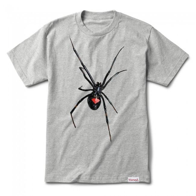 Diamond Supply Co. Widow T-Shirt - Heather Grey - Aylesbury Skateboards UK