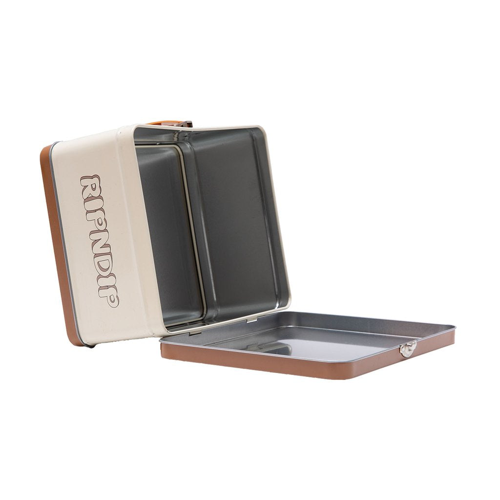 Rip N Dip Gluten Free Tin Lunch Box - Brown