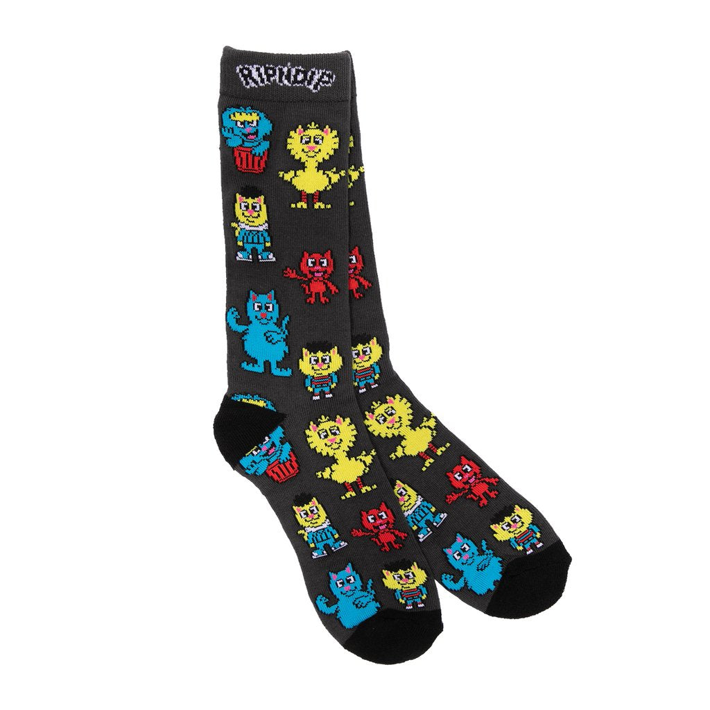 Rip N Dip Nerm Street Socks - Black