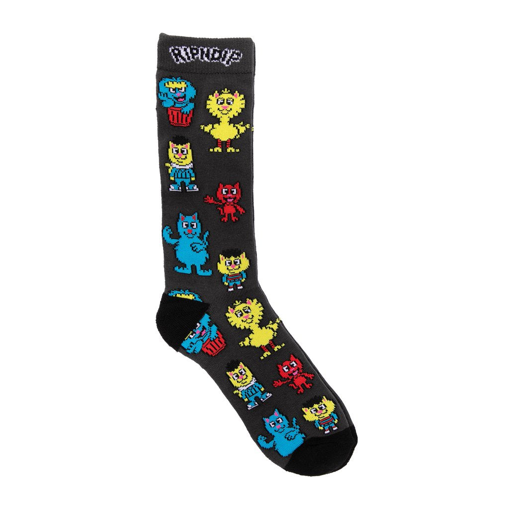 Rip N Dip Nerm Street Socks - Black