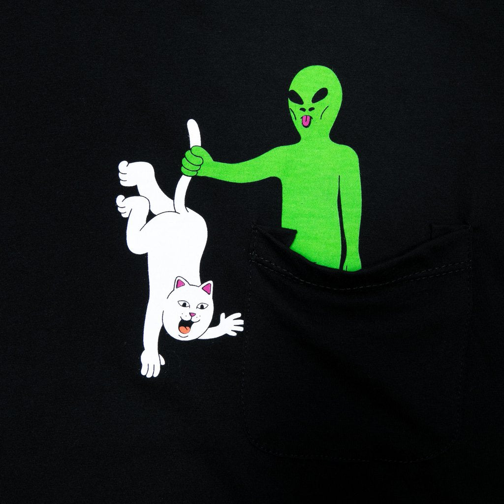 Rip N Dip Hung Up Pocket T-Shirt - Black