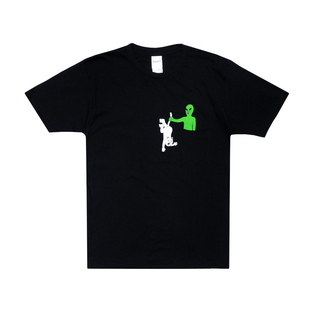 Rip N Dip Hung Up Pocket T-Shirt - Black