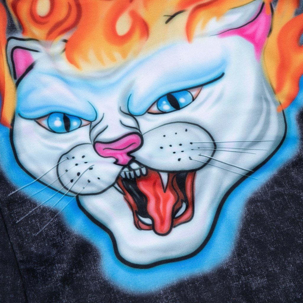 Rip N Dip Hell Ride Hoodie - Black Mineral Wash - Aylesbury Skateboards UK