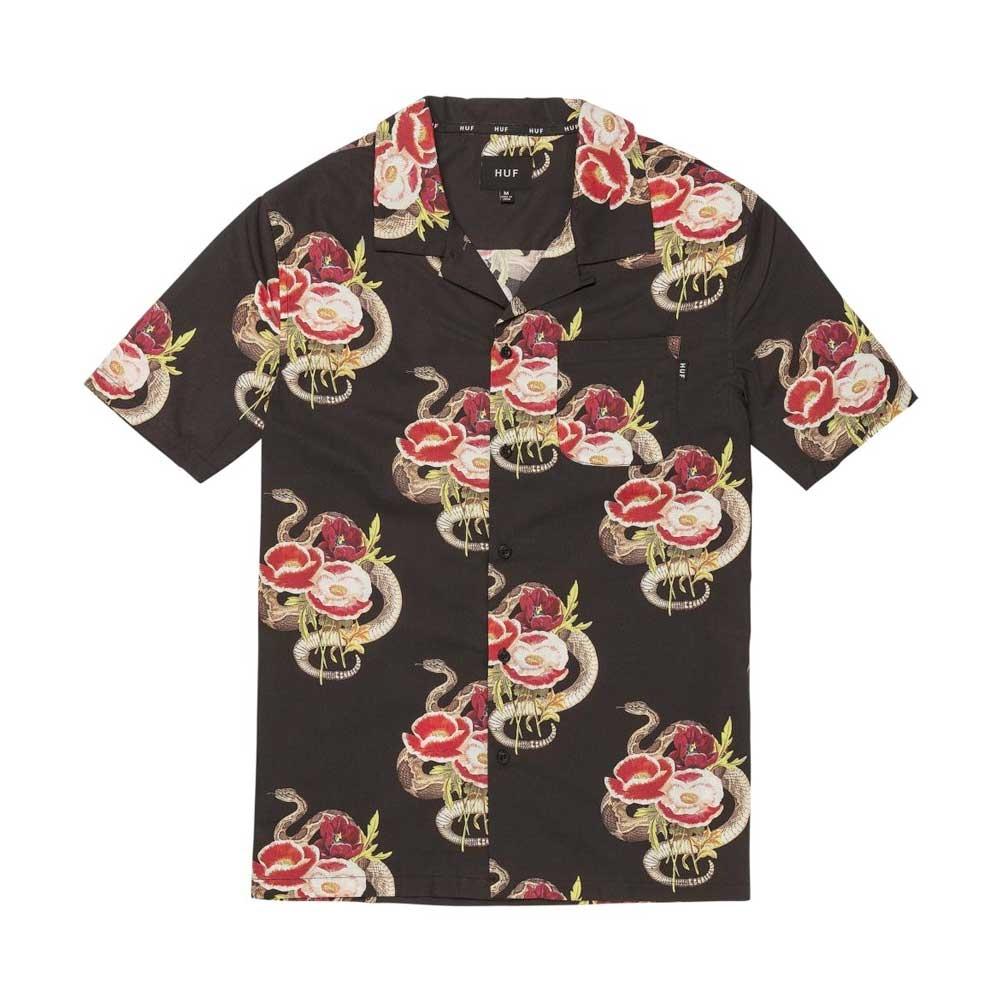HUF Camden Woven Shirt - Black - Aylesbury Skateboards UK