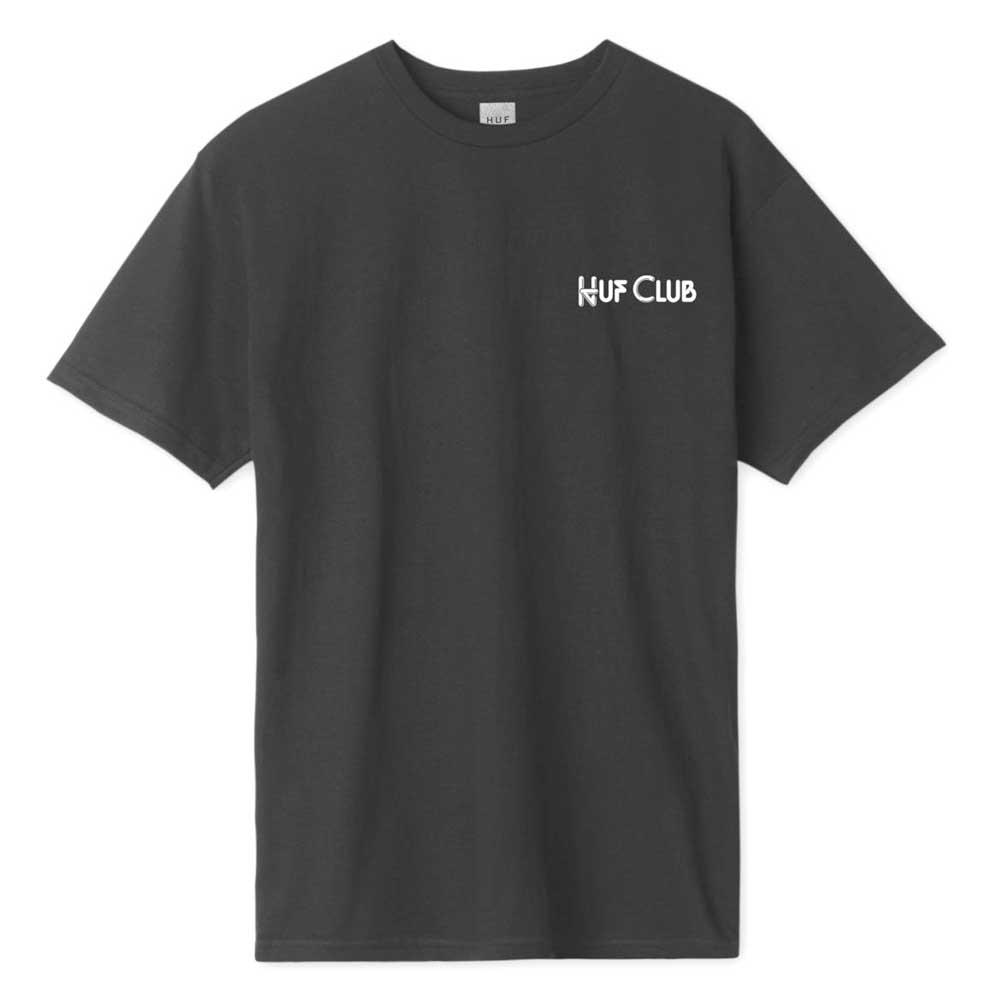 HUF Club T-Shirt - Black - Aylesbury Skateboards UK
