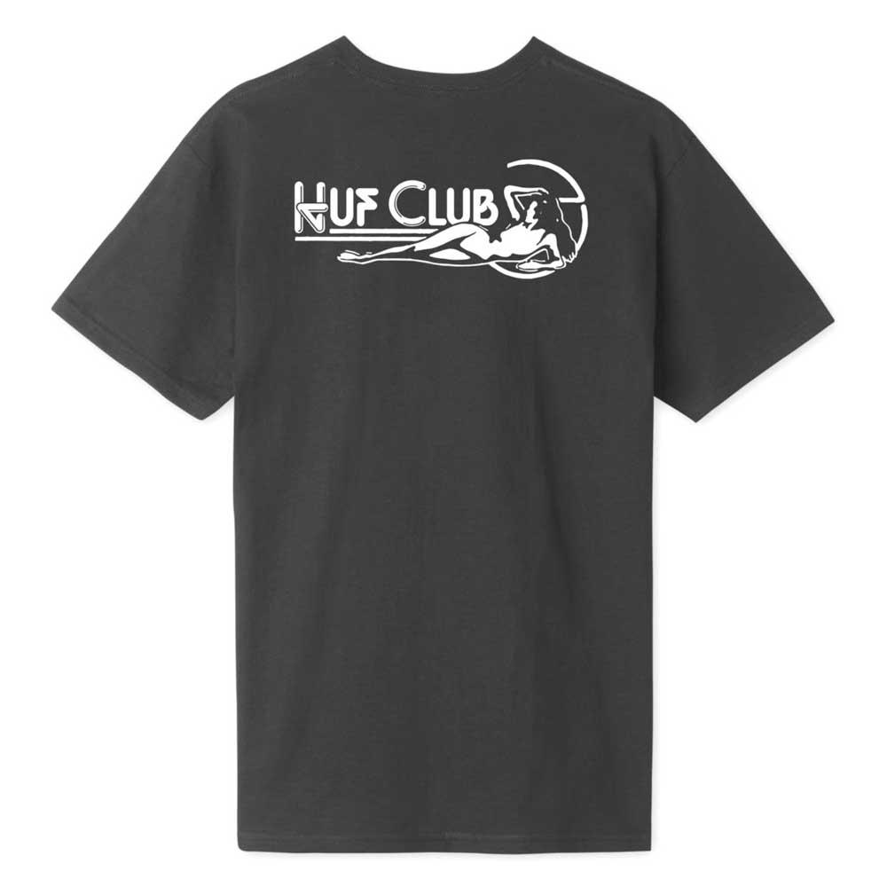 HUF Club T-Shirt - Black - Aylesbury Skateboards UK
