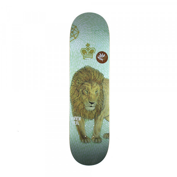 Magenta Vivien Feil Zoo Series Skateboard Deck - 8.25&quot;
