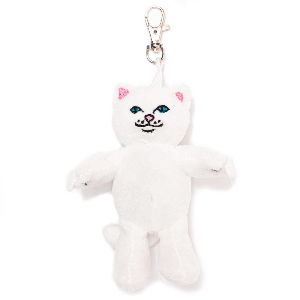 Rip N Dip Lord Nermal Plush Keychain - White - Aylesbury Skateboards UK