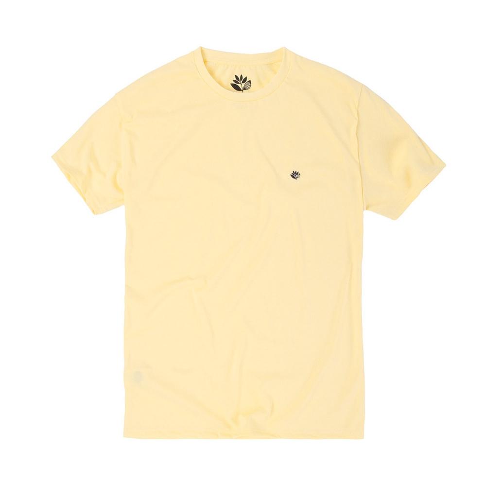 Magenta Brodé T-Shirt - Pale Yellow - Aylesbury Skateboards UK