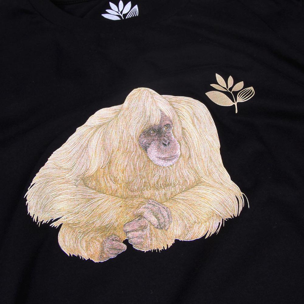 Magenta Monkey T-Shirt - Black - Aylesbury Skateboards UK